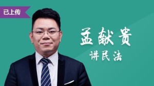 2018专题讲座孟献贵讲民法-民法学体系