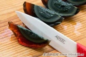 切皮蛋不粘刀的小窃门——扬帆