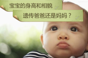 宝宝的身高和相貌遗传爸爸还是妈妈?