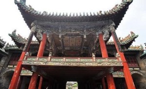 花戏楼(木雕)正上方